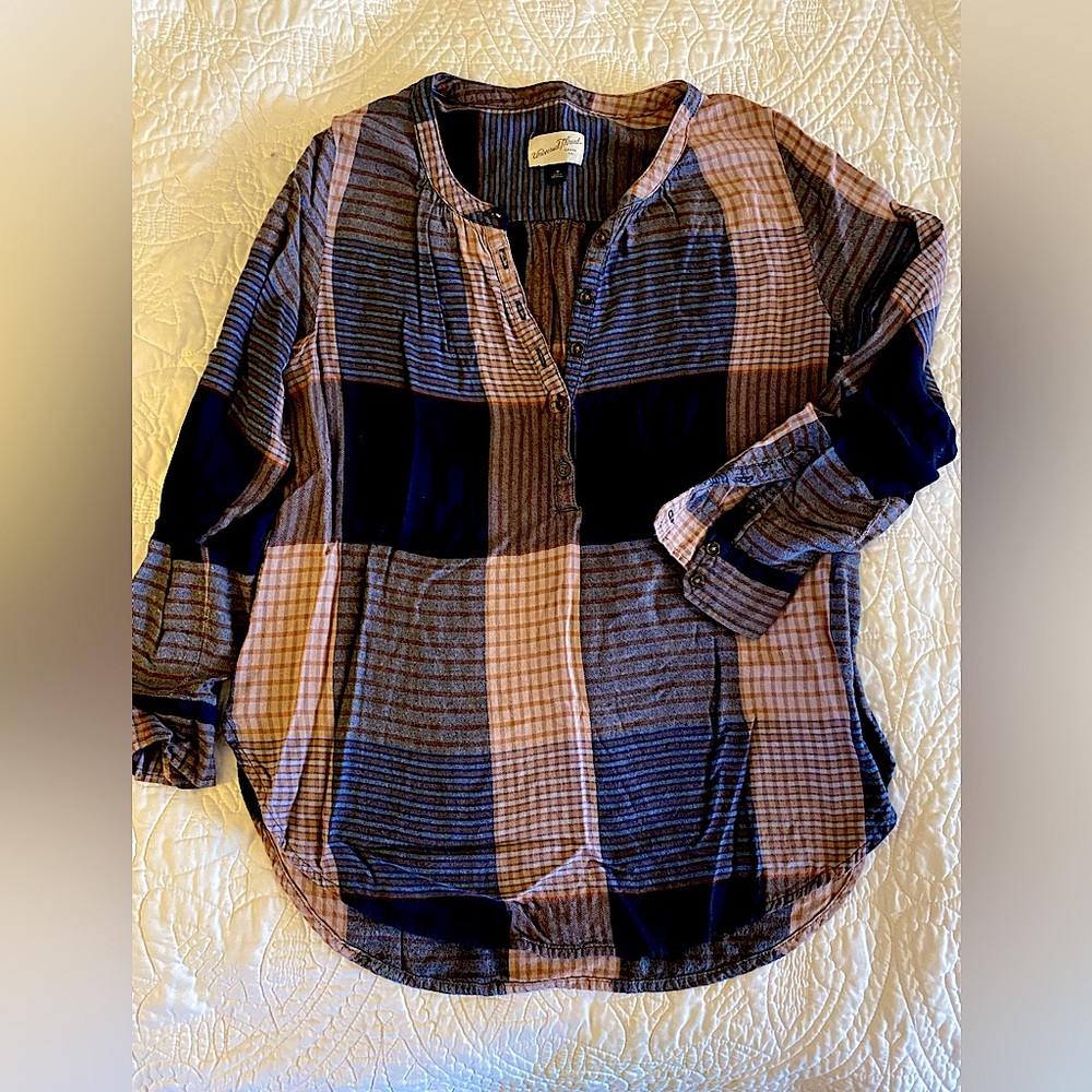 Plaid Button Up Shirt